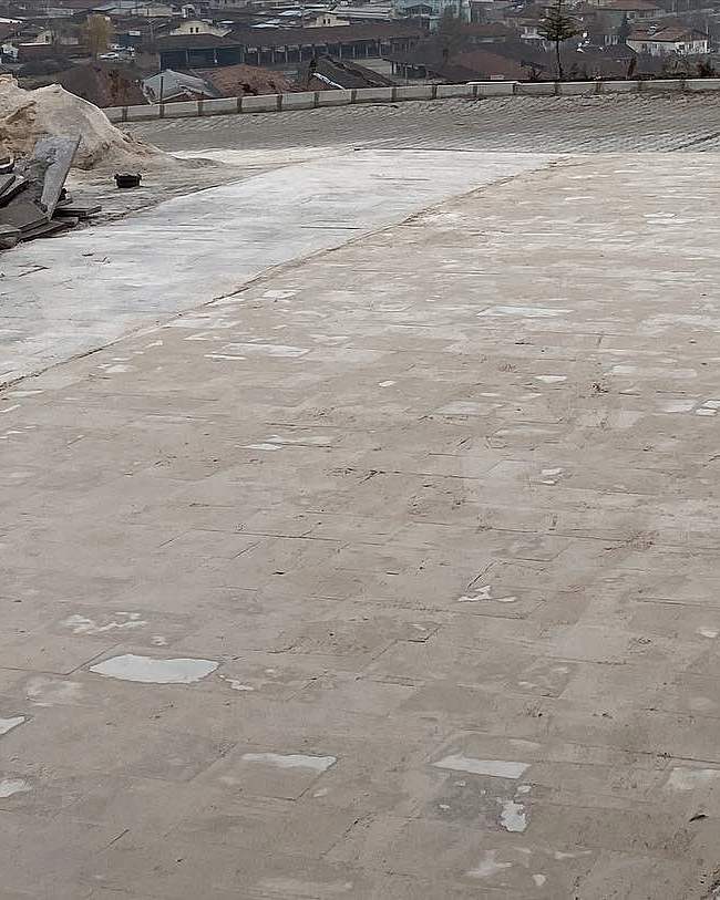 Tamamlanan geniş yürüyüş alanı